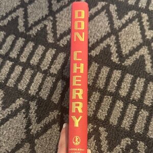 Don Cherry Red Decorative Hardcover Accent Book